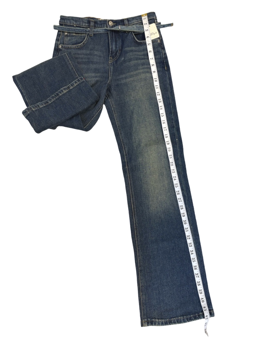 Free People We The Free NWT Sabine Slim Straight Size 27 - Picture 12 of 16